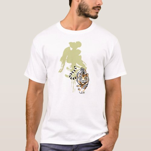 Tiger in Chinese art and calligraphy T_Shirt