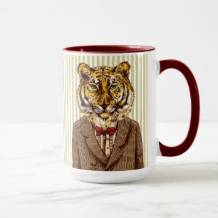 Tiger In Evening Wear Mug