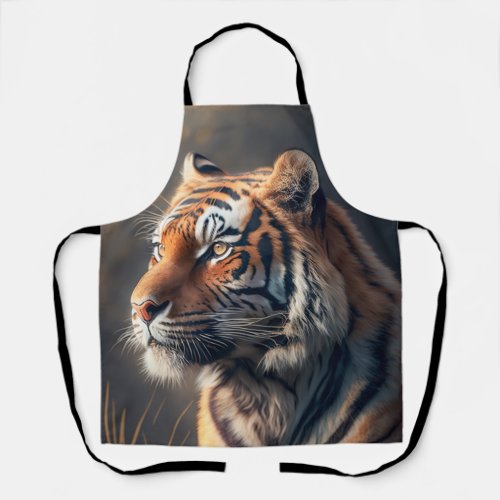 Tiger In Nature All_Over Print Apron Medium  Apron