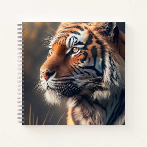 Tiger In Nature Custom 85 x 85 Spiral Notebook