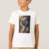 Tiger in nature Kids' Basic T-Shirt 