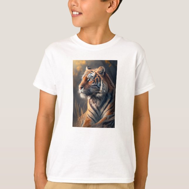 Tiger in nature Kids' Basic T-Shirt  (Front)