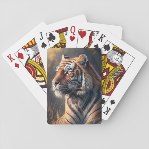 Tiger In Nature Playing Cards