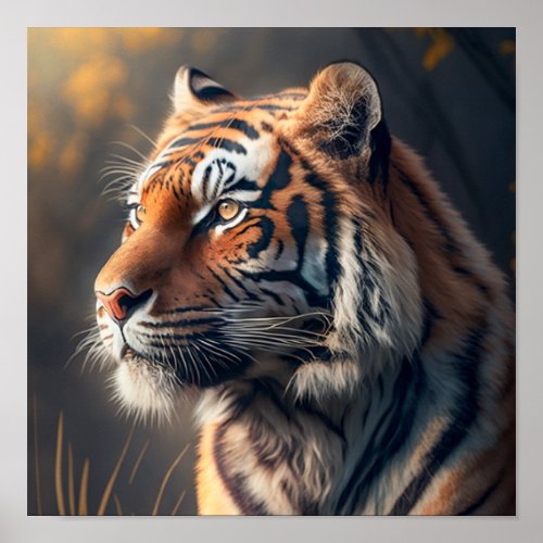 Tiger In Nature Value Poster Paper Matte 12 x 1