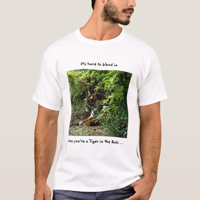 Tiger in the Bush T-Shirt (Front)