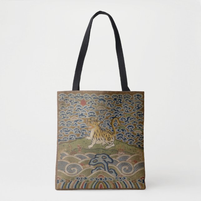 Tiger in the Clouds from Qing Dynasty Tote Bag (Front)