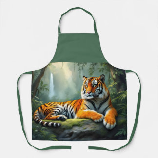 Tiger in the Jungle  Apron
