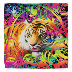 Tiger in the Jungle Bandana