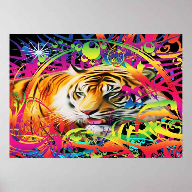 Tiger in the Jungle Poster (Front)