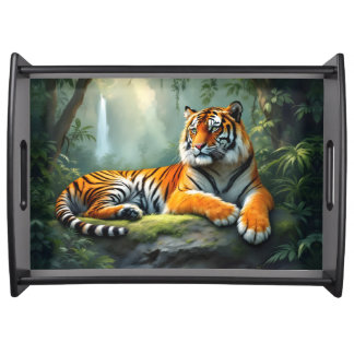 Tiger in the Jungle  Serving Tray