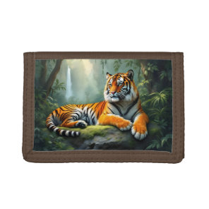 Tiger in the Jungle  Tri-fold Wallet