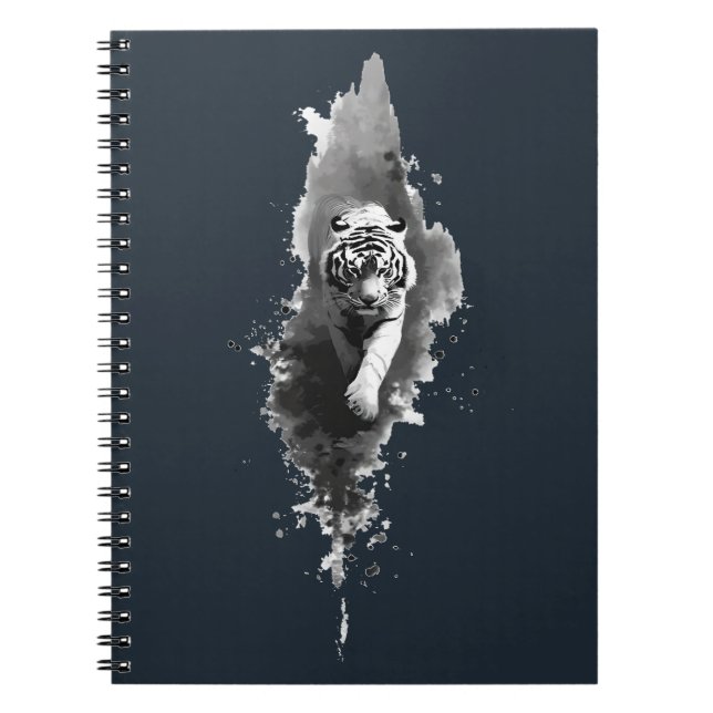 Tiger Ink Wash Dark Art Notebook (Front)