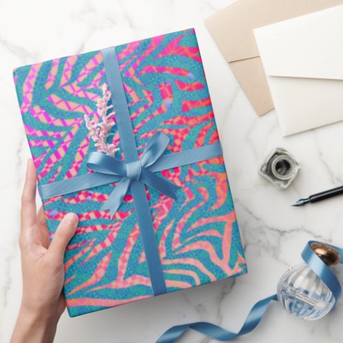 Tiger Iridescent Wrapping Paper