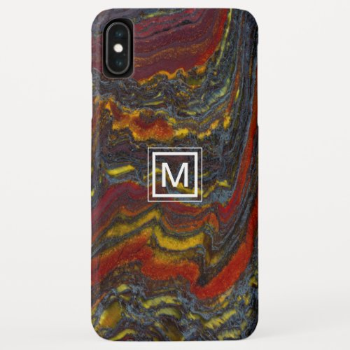 Tiger Iron In Red Yellow Blue iPhone XS Max Case