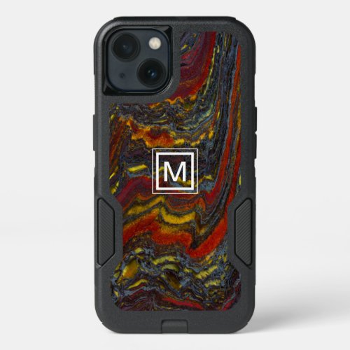 Tiger Iron In Red Yellow Blue iPhone 13 Case