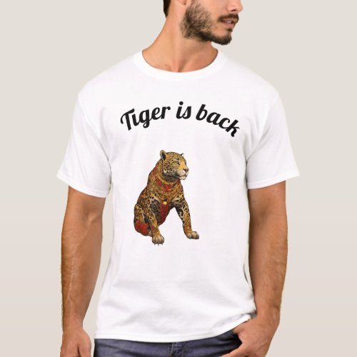 Tiger is back t shirt boys fancy