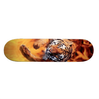 Tiger Jumping Skateboard Deck