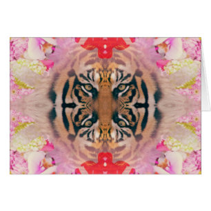Tiger Kaliedi Digital Art Cards