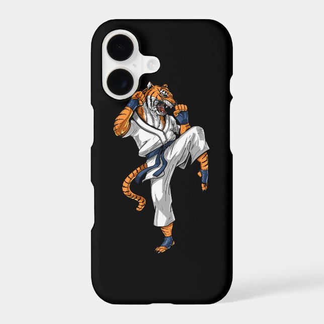 Tiger Karate Iphone Case (Back)