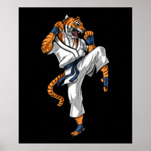 Tiger Karate Poster