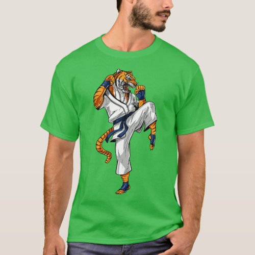 Tiger Karate T_Shirt