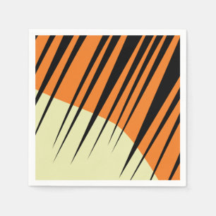 Tiger Kids Safari Birthday Napkins