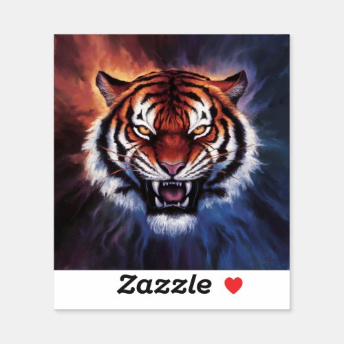 tiger king sticker