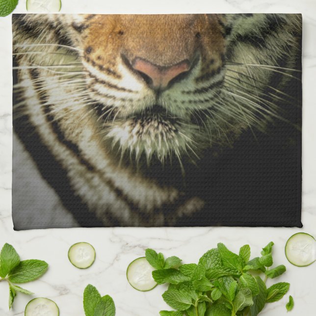 tiger kitchen towel (Folded)