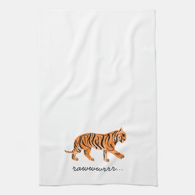Tiger  kitchen towel (Vertical)