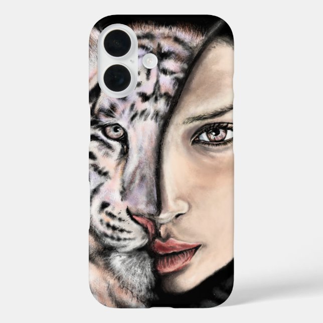 Tiger Lady iPhone Case (Back)