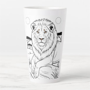 Tiger latte mug