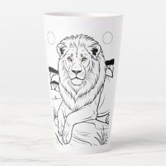 Tiger latte mug