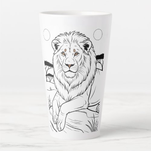 Tiger  latte mug
