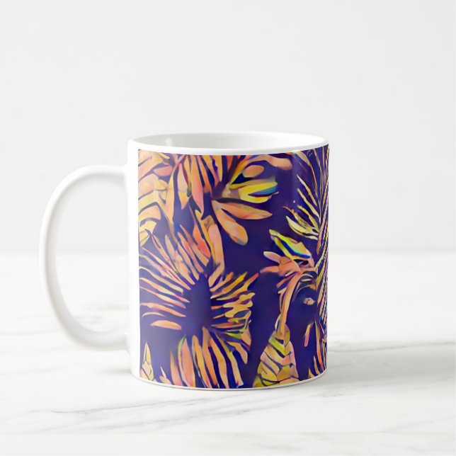 Tiger Leaf Coffee Mug (Left)