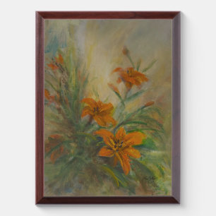 Tiger Lilies Award Plaque