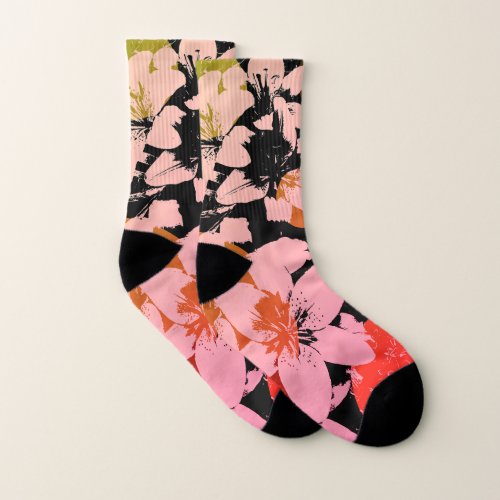 Tiger Lilies Socks