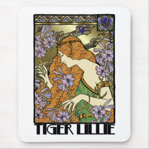 Tiger Lillie Mouse Pad