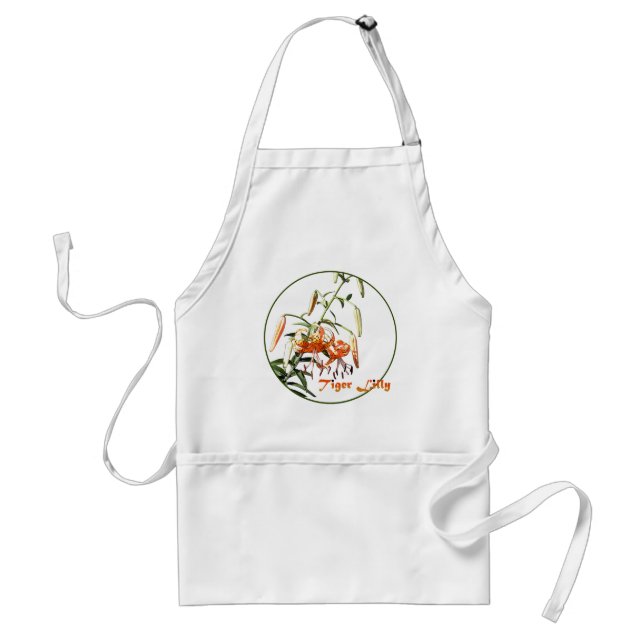 Tiger Lilly Adult Apron (Front)