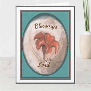 Tiger Lilly Blessing Card