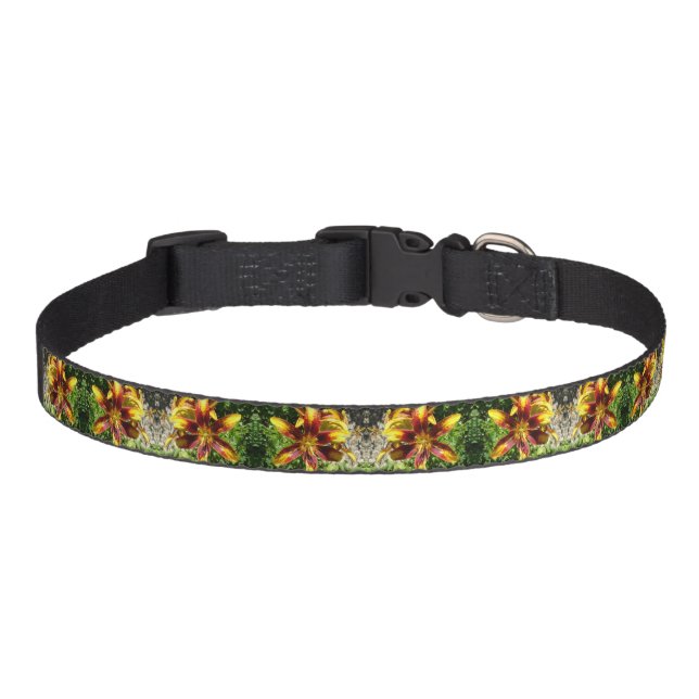 Tiger Lilly Dog Collar (Front)