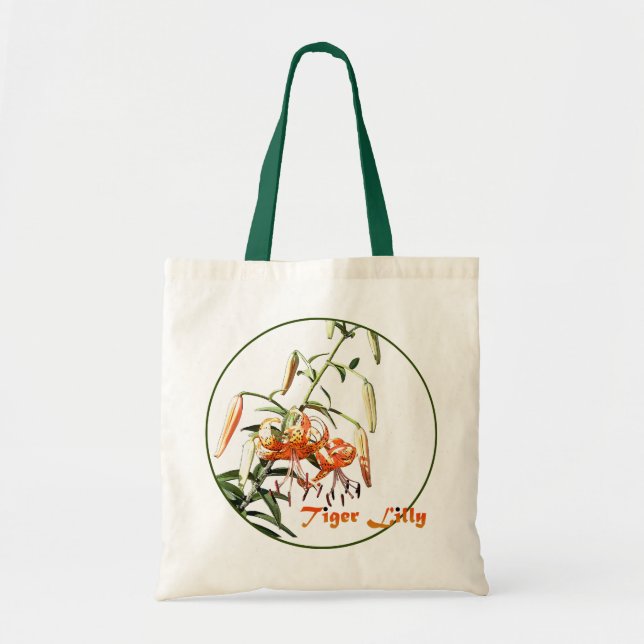 Tiger Lilly Tote Bag (Front)