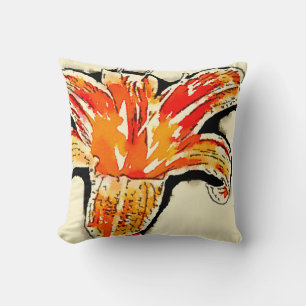 Tiger Lily accent cushion