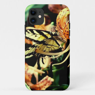 Tiger lily butterfly iPhone 11 case