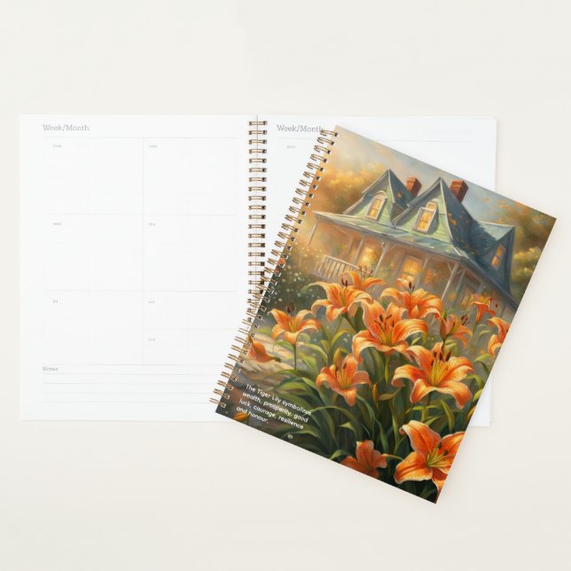 Tiger Lily Calendar Planner (Display)