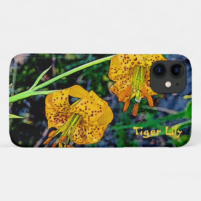 Tiger Lily Case-Mate iPhone Case (Back (Horizontal))