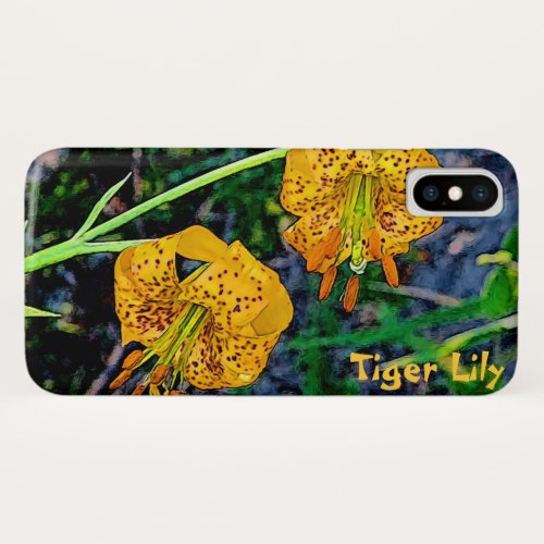 Tiger Lily iPhone XS Case