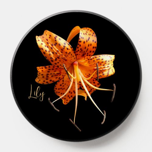 Tiger Lily Flower Phone Grips PopSockets