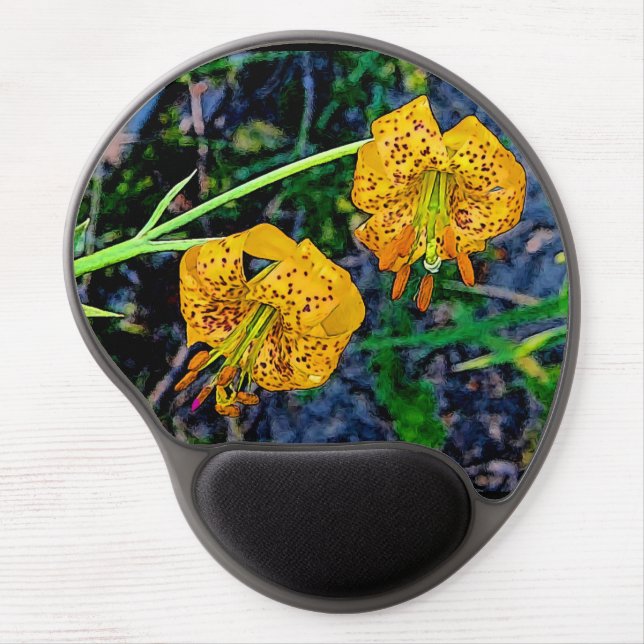 Tiger Lily Gel Mouse Pad (Front)