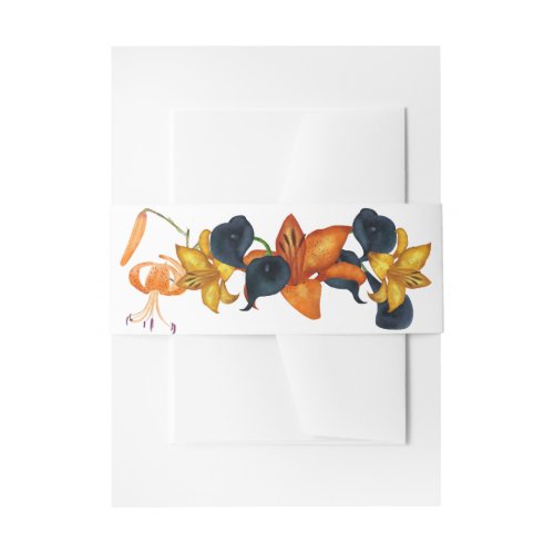 Tiger Lily Invitation Belly Band