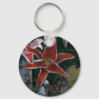 Tiger Lily jGibney The MUSEUM Zazzle Gifts Keychain